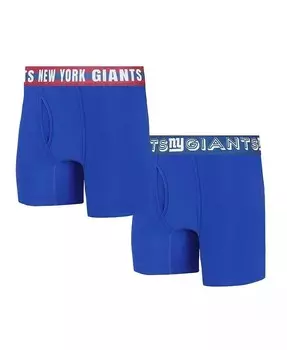 Мужские трикотажные трусы-боксеры New York Giants Gauge, две пары Concepts Sport, синий