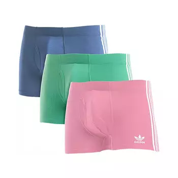 Мужские трусы Adidas Originals, цвет 3 strips (sky blue + turquoise + pink)