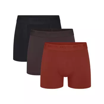 Мужские трусы-боксеры 3 дюйма, 3 упаковки SKIMS Skims Stretch, цвет Rust Multi