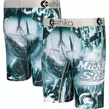 Мужские трусы-боксеры Ethika Green Michigan State Spartans Spirit