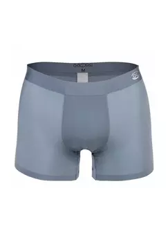 Мужские трусы-боксеры - H-Fresh, шорты из микрофибры стрейч, однотонные HOM, серый