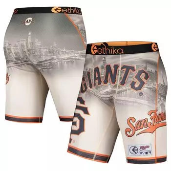 Мужские трусы-боксеры из джерси Ethika кремового цвета San Francisco Giants