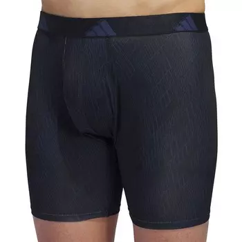 Мужские трусы-боксеры из микрофибры adidas (3 пары) Adidas, цвет Ghost Legend Ink Tech