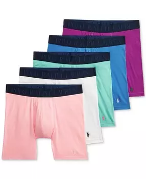 Мужские трусы-боксеры из смесового хлопка, 5 шт. Polo Ralph Lauren
