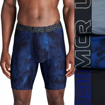 Мужские трусы-боксеры Under Armour (3 пары Performance Tech Fashion 9), цвет Gravel