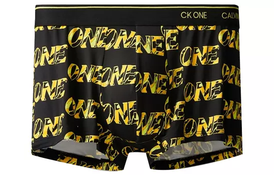 Мужские трусы Calvin Klein, цвет Black and gold (1-bar)
