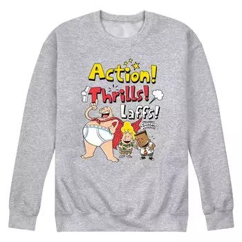 Мужские трусы Captain Underpants флисовый свитшот Action Thrills Licensed Character