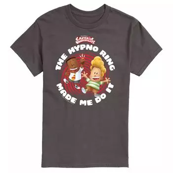 Мужские трусы Captain Underpants Футболка Hypno Ring с рисунком Licensed Character
