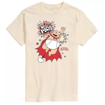 Мужские трусы Captain Underpants Футболка Wedgie Power с рисунком Licensed Character