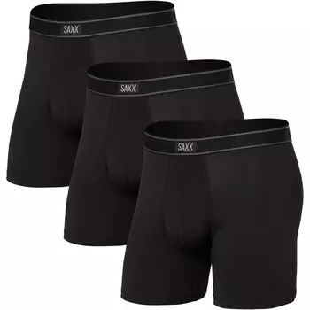 Мужские трусы Daytripper (3 пары) Saxx Underwear, черный
