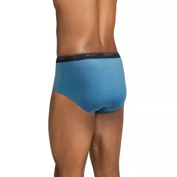 Мужские трусы Jockey из четырех классических трикотажных трусов с полной посадкой, цвет Assorted