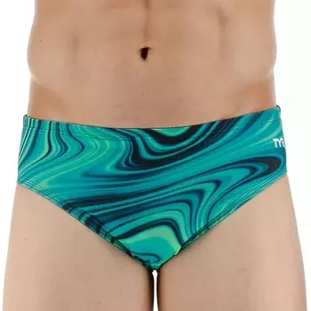 Мужские трусы-купальник Tyr Durafast Elite Vitality Racer, зеленый