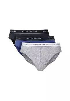 Мужские трусы, набор из 3 шт. — трусы, одинарный джерси Baldessarini, цвет Schwarz Blau Grau