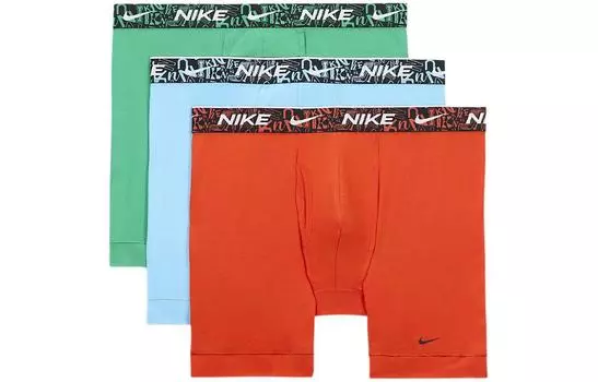 Мужские трусы Nike, цвет 3 Motoiri (Passion Red / Aqua Blue / Stadium Green / White)