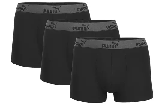 Мужские трусы Puma, 3 шт. (черный)