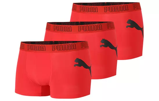 Мужские трусы Puma, Упаковка из 3 шт. (красные)