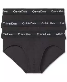 Мужские трусы-стринги из трех комплектов нижнего белья из хлопка Calvin Klein