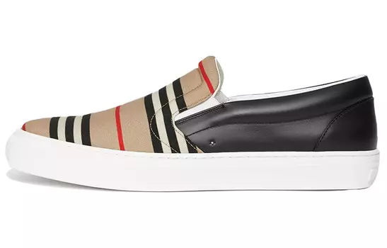 Мужские туфли Burberry слиперы, бежевый