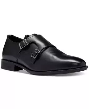 Мужские туфли Colby Monk Strap с двумя пряжками Hugo Boss, черный