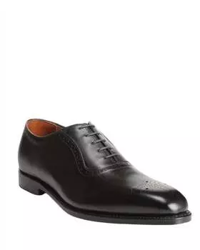 Мужские туфли Cornwallis Lace Up Oxford черного цвета Allen Edmonds