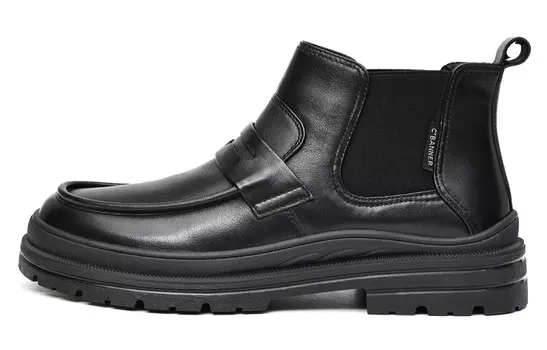 Мужские туфли CВ°BANNER Men's Casual Shoes Men Mid-Top Black