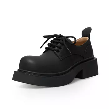 Мужские туфли дерби Deep Breath из натуральной кожи с широким носом, нюдовый