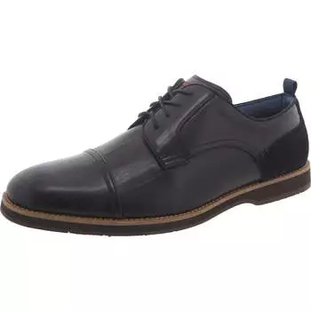 Мужские туфли-дерби Salente из искусственной кожи с носком Steve Madden, черный