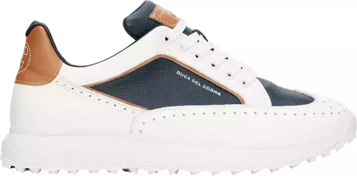 Мужские туфли для гольфа Duca Del Cosma Girona, белый/коричневый/темно-синий
