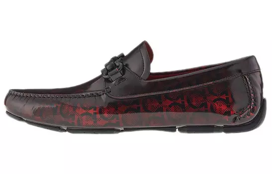 Мужские туфли Ferragamo, красный/черный