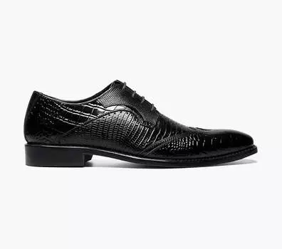 Мужские туфли Gregorio Wingtip Oxford черного цвета Stacy Adams