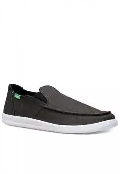 Мужские туфли Hi Five Slip On черного цвета SANUK