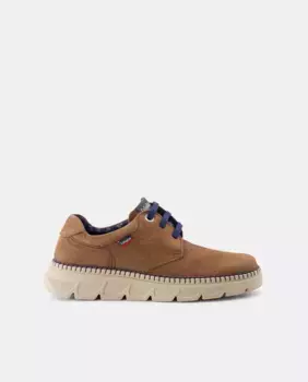 Мужские туфли из нубука на шнуровке Callaghan, цвет Marrn Suave