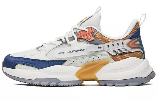 Мужские туфли Lifestyle с низким верхом, белые/королевские синие Erke