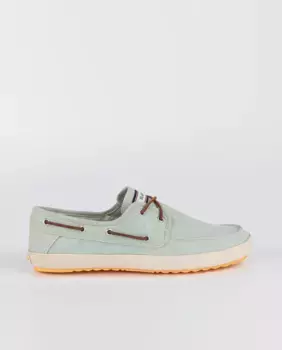 Мужские туфли-лодочки кроссовки парусиновые El Ganso, зеленый