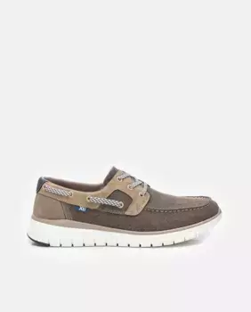 Мужские туфли-лодочки со шнурками и резиновой подошвой Xti, бежевый