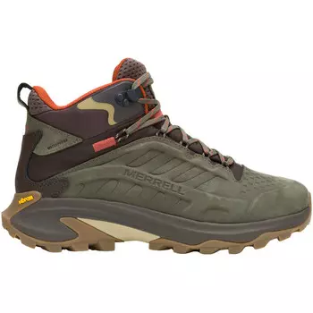 Мужские туфли Moab Speed 2 LTR Mid WP Merrell, оливковый