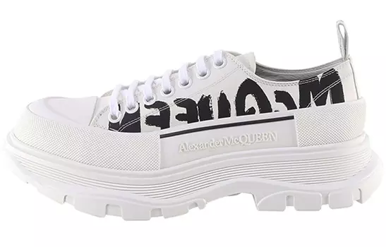 Ботинки Alexander McQueen Tread Slick Graffiti-print Sneakers