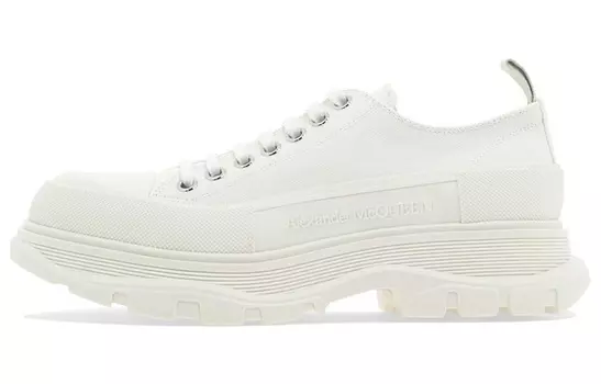 Ботинки Alexander McQueen Tread Slick Lace Up 'Triple White'