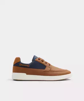 Мужские туфли на шнуровке и румяна с круглым носком Aldo, коричневый