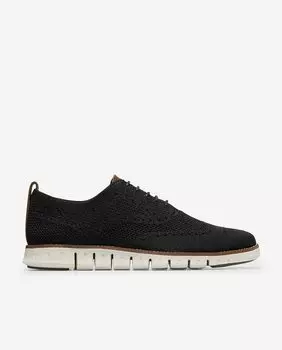 Мужские туфли на шнуровке из черной ткани Stitchlite™ Cole Haan, черный
