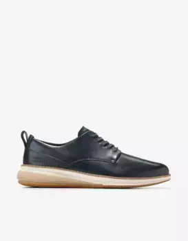 Мужские туфли на шнуровке из кожи с перфорированными деталями Cole Haan, синий