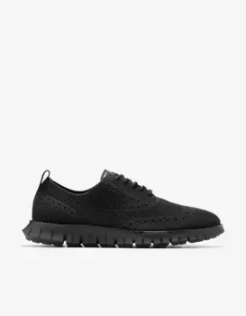 Мужские туфли на шнуровке из ткани Stitchlite с подошвой FlowerFoam Cole Haan, черный