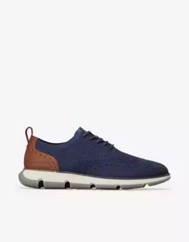 Мужские туфли на шнуровке из ткани Stitchlite Cole Haan, синий