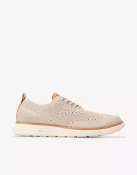 Мужские туфли на шнуровке из ткани Stitchlite Cole Haan, натуральный
