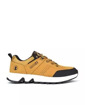 Мужские туфли на шнуровке из водостойкого нубука. Coronel Tapiocca, горчица