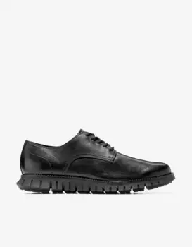 Мужские туфли на шнуровке из высококачественной кожи Cole Haan, черный