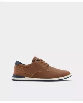 Мужские туфли на шнуровке с круглым носком Aldo, коричневый