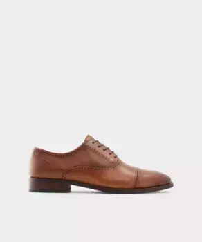 Мужские туфли на шнуровке с круглым носком Aldo, коричневый