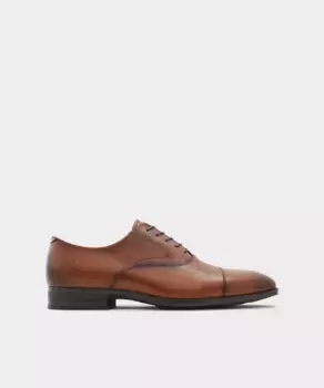 Мужские туфли на шнуровке с круглым носком Aldo, коричневый