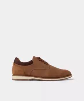 Мужские туфли на шнуровке с круглым носком Aldo, коричневый
